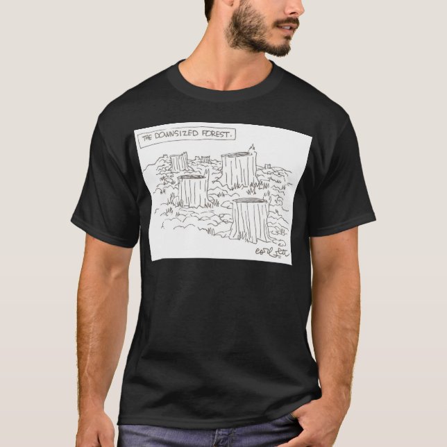 Das verkleinerte foret T-Shirt (Vorderseite)