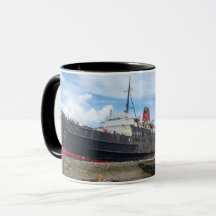 Das verlassene TSS Duke of Lancaster Schiff
