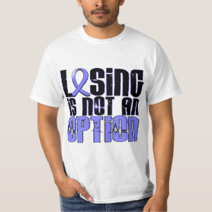 Das Verlieren ist nicht ein Wahl-Prostatakrebs T-Shirt