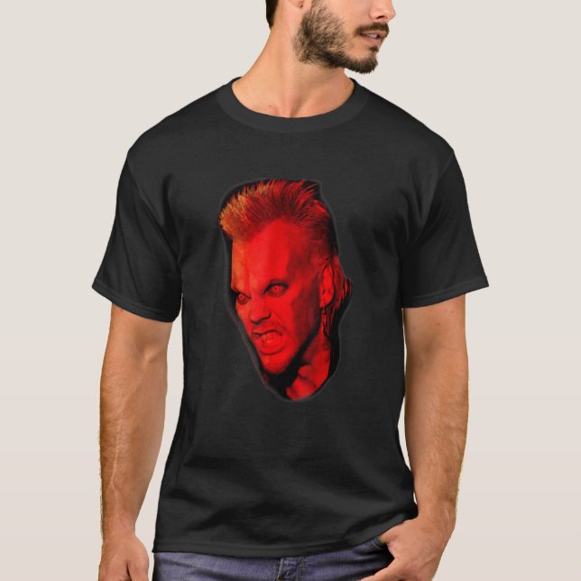 Das verlorene junge David Red Profil T-Shirt (Vorderseite)