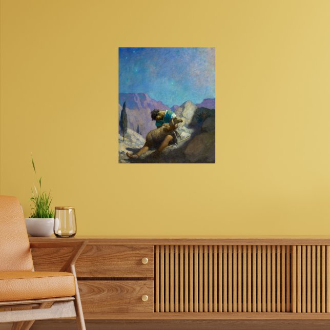 Das verlorene Schaf von Newell Convers Wyeth Poster (Wohnzimmer 2)