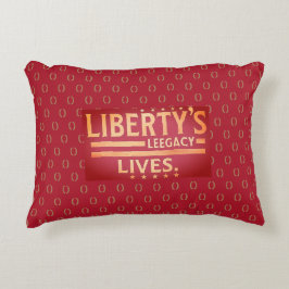 Das Vermächtnis der Freiheit lebt. Dekokissen