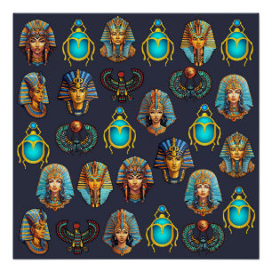 "Das Vermächtnis des Pharao: Antike ägyptische Mus Poster