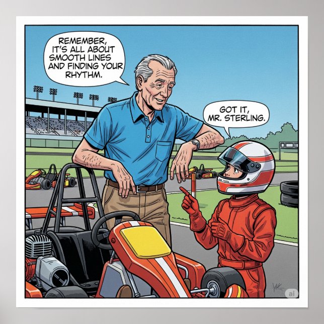 Das Vermächtnis eines Fahrers Poster (Vorne)