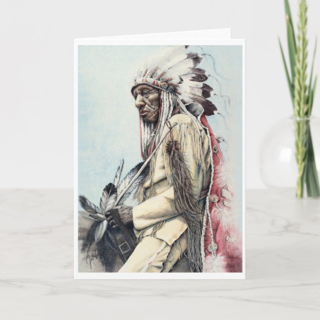 Das Vermächtnis-Kunst-Karte eines Kriegers Karte (Vorderseite)