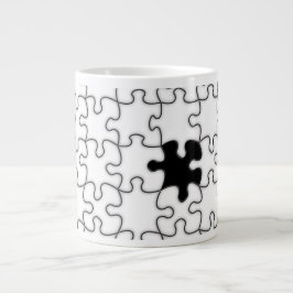 Das Vermisste Puzzlemuster Jumbo-Tasse