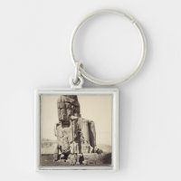 Das "vernehmbare Memnon", kolossale Statue von