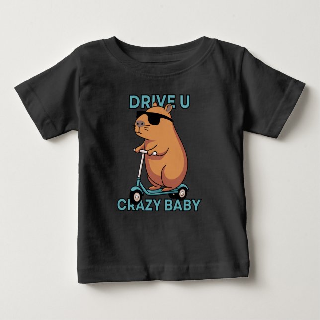 Das verrückte Baby Baby T-shirt (Vorderseite)
