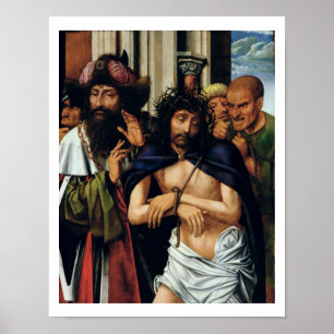 Das Verspotten von Christus (Öl auf Platte) (sehen Poster