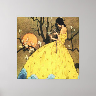 "Das Versprechen des Frühlings" von Marjorie Mille Leinwanddruck