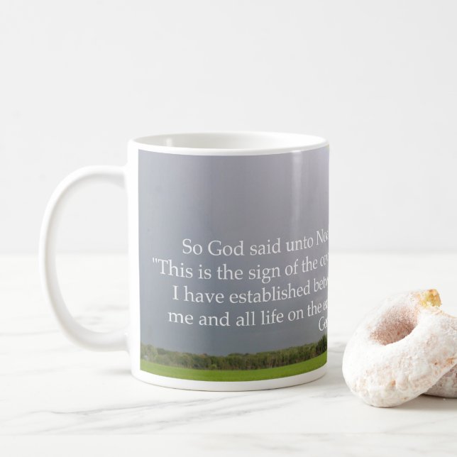 Das Versprechen des Gottes in der Tasse (Mit Donut)