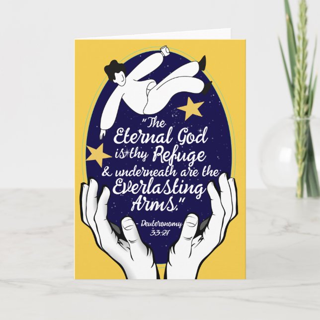 Das Versprechen Gottes für alle Bedürfnisse - Deut Dankeskarte (Vorderseite)