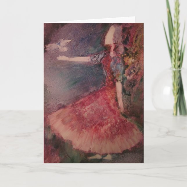 "Das Versprechen-" Gruß-Karte Karte (Vorderseite)