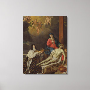 Das Versprechen von König Louis-XIII von Leinwanddruck