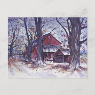 Das versteckte Bauernhaus - Postkarte