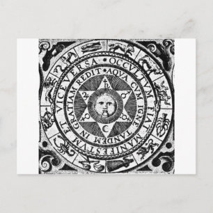 Das Versteckte wird zum Manifest Postkarte