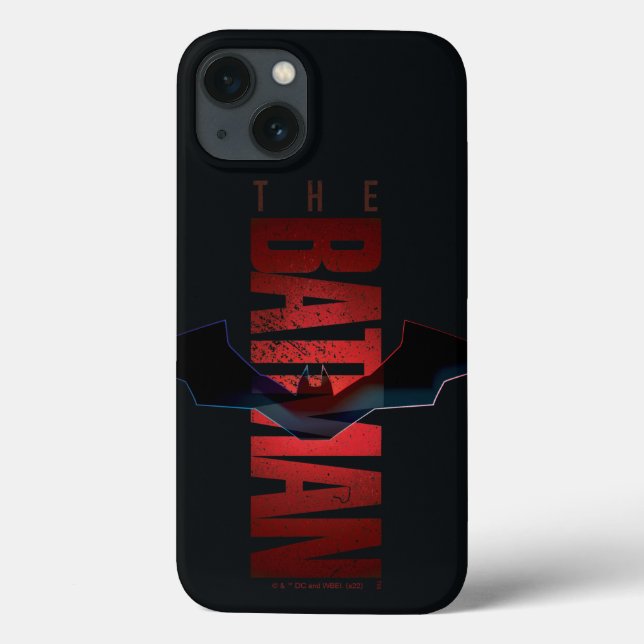 Das vertikale Batman-Logo Case-Mate iPhone Hülle (Rückseite)