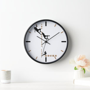 Das vertikale Leben - Felskletterdesign - Großer K Uhr