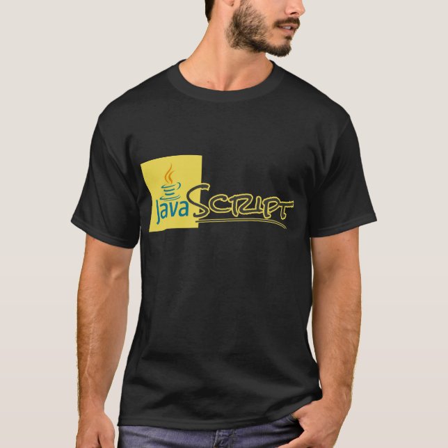 Das verwirrende JavaScript-T-Shirt - Gelb T-Shirt (Vorderseite)