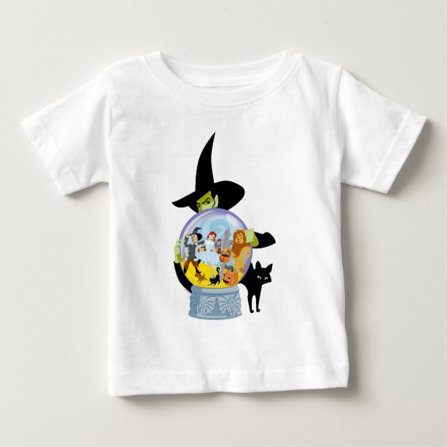Das verworrene Hexenkristall-Halloween Baby T-shirt (Vorderseite)