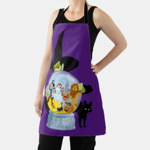 Das verworrene Hexenkristall-Halloween Schürze