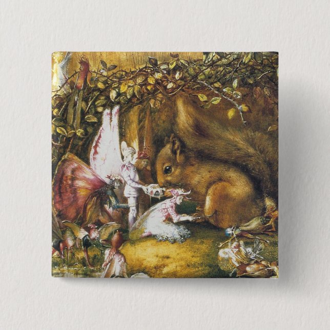 Das verwundete Eichhörnchen Button (Vorderseite)