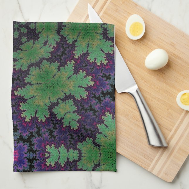 Das verzauberte Heckrad Geschirrtuch (Viertel Falte)