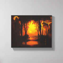 Das verzauberte Schloss von Francis Danby Leinwanddruck