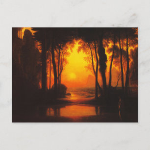 Das verzauberte Schloss von Francis Danby Postkarte