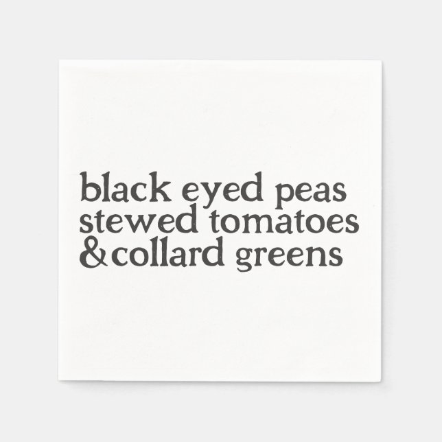 Das Viel Glück Paper Napkin Serviette (Vorderseite)