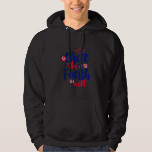 Das vierte Feuerwerk der USA am 4. Juli abkühlen Hoodie
