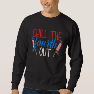 Das vierte Feuerwerk der USA am 4. Juli abkühlen Sweatshirt