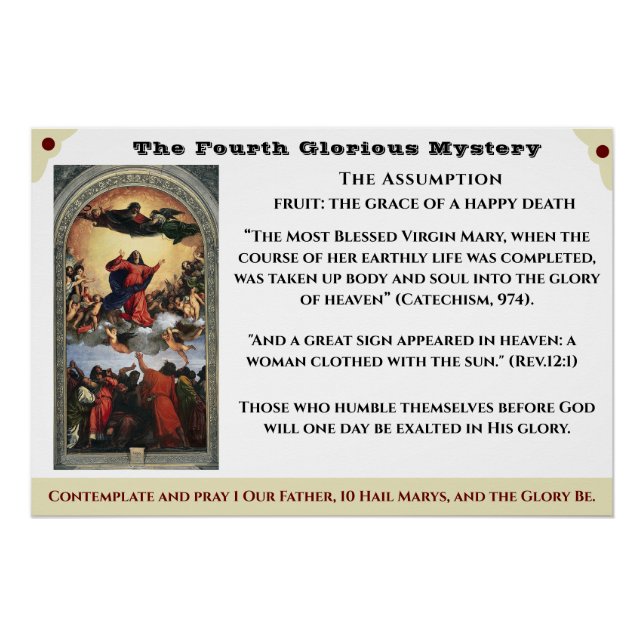 Das vierte glorreiche Geheimnisposter Poster (Vorderseite)