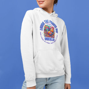 Das vierte Tag erleben Cursillo DeColores Hahn Hoodie