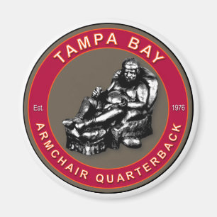 Das Viertel der Sessel - Tampa Bay Football Magnet