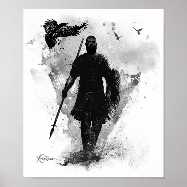 Das Viking Schritt für Schritt nach Valhalla Poster (Vorne)