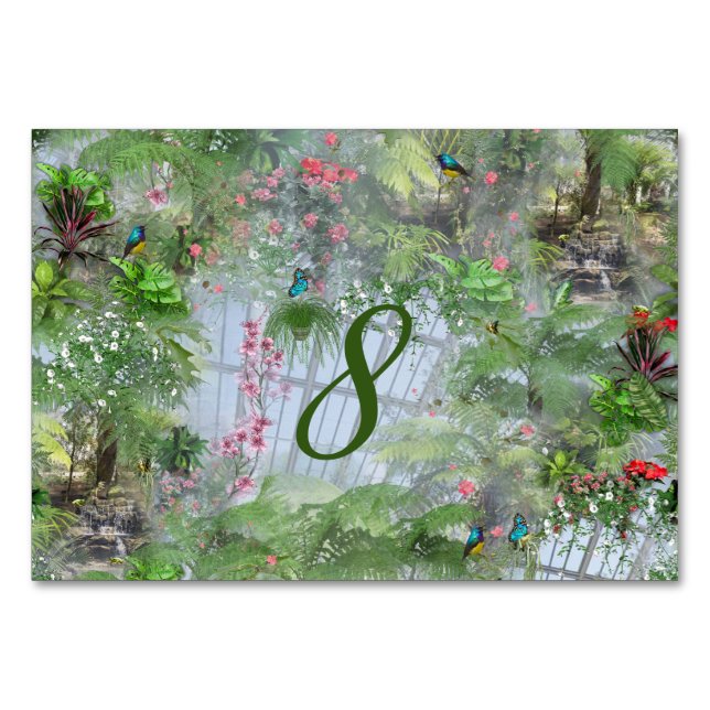 Das Viktorianische Greenhouse Tischnummer (Vorderseite)