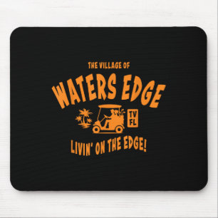 Das Village Edge TV Fl Golf Cart Design Mousepad