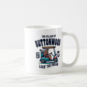 Das Village Of Buttonwood Golf Cart Design Kaffeetasse