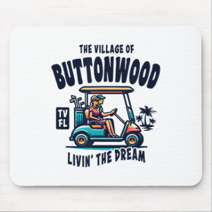 Das Village Of Buttonwood Golf Cart Design  Mousepad