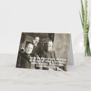 DAS VINTAG FUNNY-FOTO DER 1890ER JAHRE HAT PATHETI KARTE