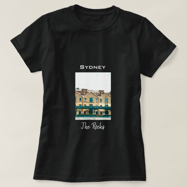 Das Vintage Erbe des Rocks Sydney T-Shirt (Design vorne)