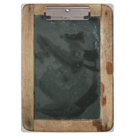 Das Vintage Klemmbrett des Schulschiefer-Lehrers