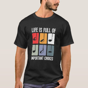 Das Vintage Leben ist voller wichtiger Möglichkeit T-Shirt