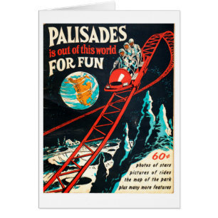 Das Vintage Plakat der Palisades