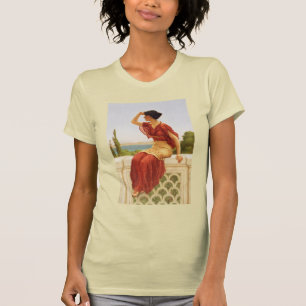 Das Vintage Portrait der Frau mit dem Zeichen Godw T-Shirt