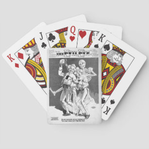 Das Vintage Poster des bösen Auges Spielkarten