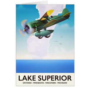 Das Vintage-Poster "Lake Superior prop"