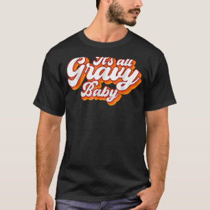 Das Vintage Retro-Design des Gravy Baby T-Shirt