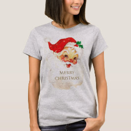 Das Vintage Retro Weihnachts-T-Shirt der Frauen T-Shirt